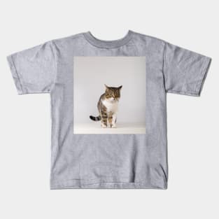 adorable striped cat Kids T-Shirt